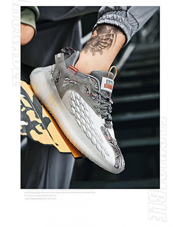 Product Introduction of Shoes Men's 2024 New Men's Sports Shoes Men's Summer Versatile Fashion Shoes Men's Trendy High Quality Daddy Running Shoes 8