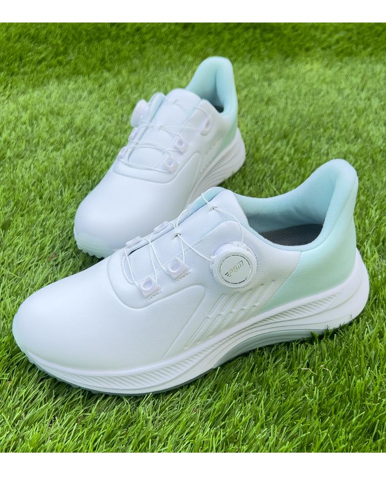 Product Introduction of [PGM] Golf Shoe Summer Women's Shoes Waterproof Knob Women's Sports Shoes Non-Slip Shock-Absorbing Lightweight Nail-Free Shoes Xz391 12
