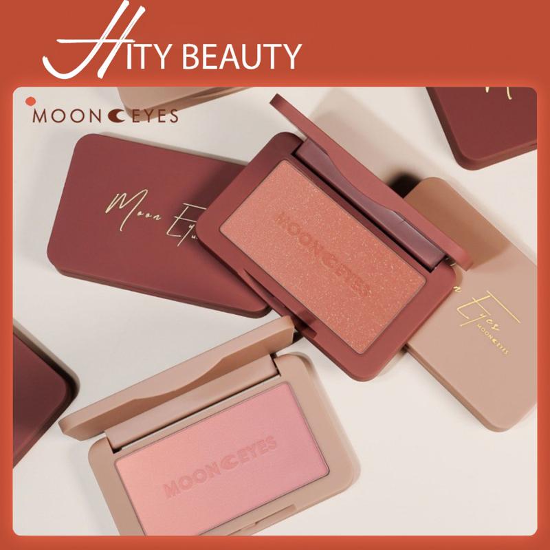 [FULL MÀU] Phấn má Moon Eyes dạng bột mịn tạo khối trang điểm tự nhiên lâu trôi dành cho học makeup Moon Eyes Women Nữ