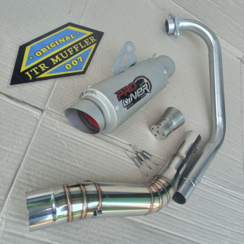 Knalpot racing PROLINER TR-1 R CBR 150R R15 V2 V3 VIXION SONIC SUPRA GTR CB150R MX KING GSX R150 VERZA SATRIA FU JUPITER MX Silincer Motorcycle Motor 8