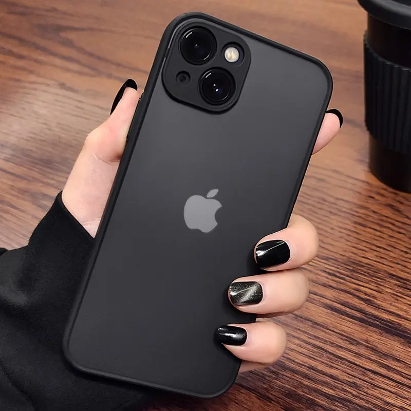 เคสโทรศัพท์แบบด้าน, ดีไซน์หรูหรา, กันกระแทก, เข้ากันได้กับ iPhone 15, 14, 13, 12, 11, Pro Max, XR, XS, X, 7, 8 Plus, SE 2020, 2022, กันชนแบบใส, ฝาครอบป้องกัน