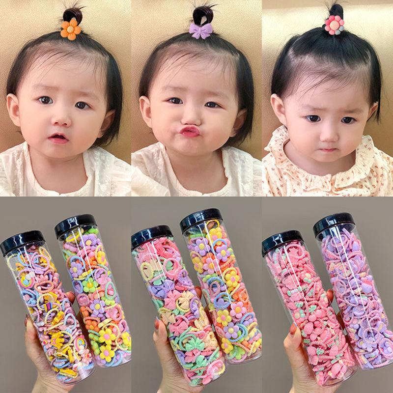 Product Introduction of Aksesori rambut kanak-kanak, gelang getah elastik kartun, kepala bayi, tali kulit, bunga kecil, hiasan kepala gadis comel, tidak akan menyakiti rambut 18