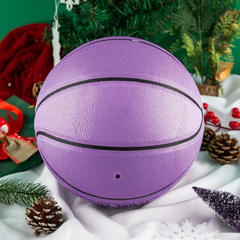Basketball with Pump, Size 5 Basketball, Basketball for Boy, Basketball Gift for Son, Sports Ball for Indoor Outdoor Use 4