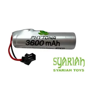 18650 LITIUM 3.7V Li-ION 3600mAH BATERAI CAS RANGKAI ORIGINAL PHYTONA KHUSUS UNTUK MOBIL REMOTE RECHARGEABLE SNI Control Toy