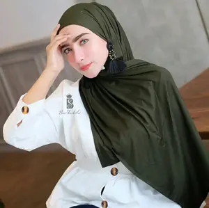 Shawl Pashmina Kaos Rayon Premium 180x80cm - Pashmina Mleyot, Pashmina Oman, Pasmina Turky - Muslim, Syal, Panjang, Instan, Wanita, Jilbab, Syari