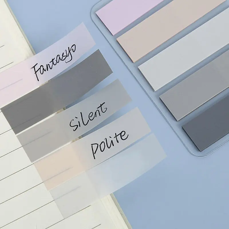Colorful Index Sticky Note, 100pcs/set Portable Self Adhesive Index Sticky Note, Office Stationery & Supplies for Home School Office, Teenage Girl Gifts, Adhesive Stickers, Sticky Labels 2
