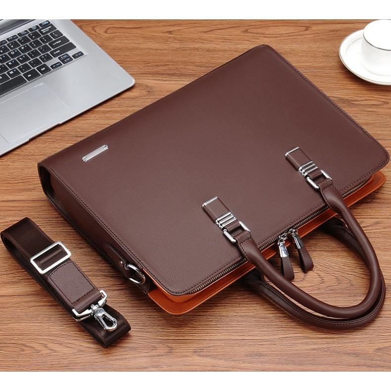 Cặp Xách Nam Công Sở Xịn - Da Thật Siêu Bền Fsd.Wg 0026