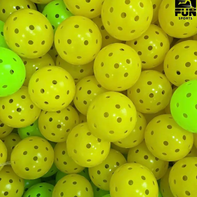 Bóng Pickleball Thi Đấu Tiêu Chuẩn Bóng Tập Luyện Ngoài Trời 40 Lỗ Độ Bền Cao Độ Ổn Định Fun Sports 4