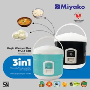Miyako Magic Com Rice Cooker Penanak Nasi 2.2 Liter MCM-838 Garansi Resmi