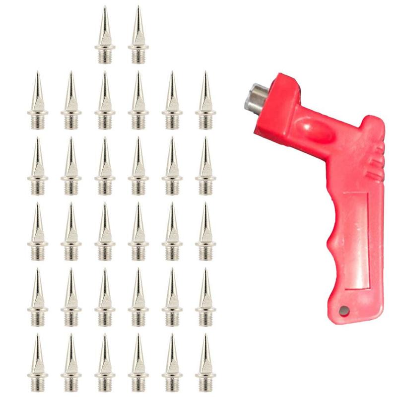 Product Introduction of 32pcs/Set Footful Metal Replacement Running Spikes For Shoes 7mm-13mm 30