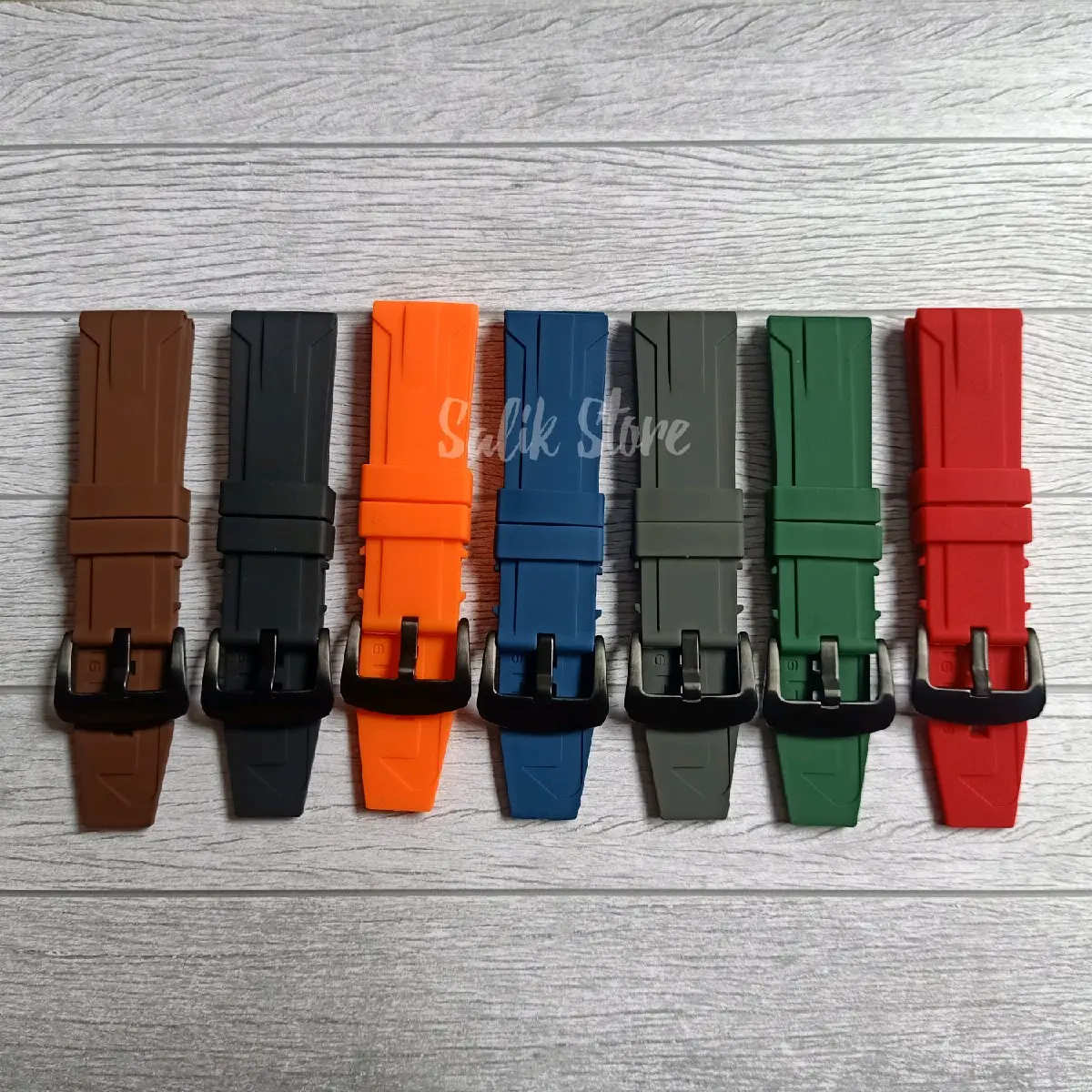 Tali Jam Karet Silikon Polos Untuk Jam Tangan AC,EXP dan T5/ Strap Jam Tangan Rubber Silikon Polos