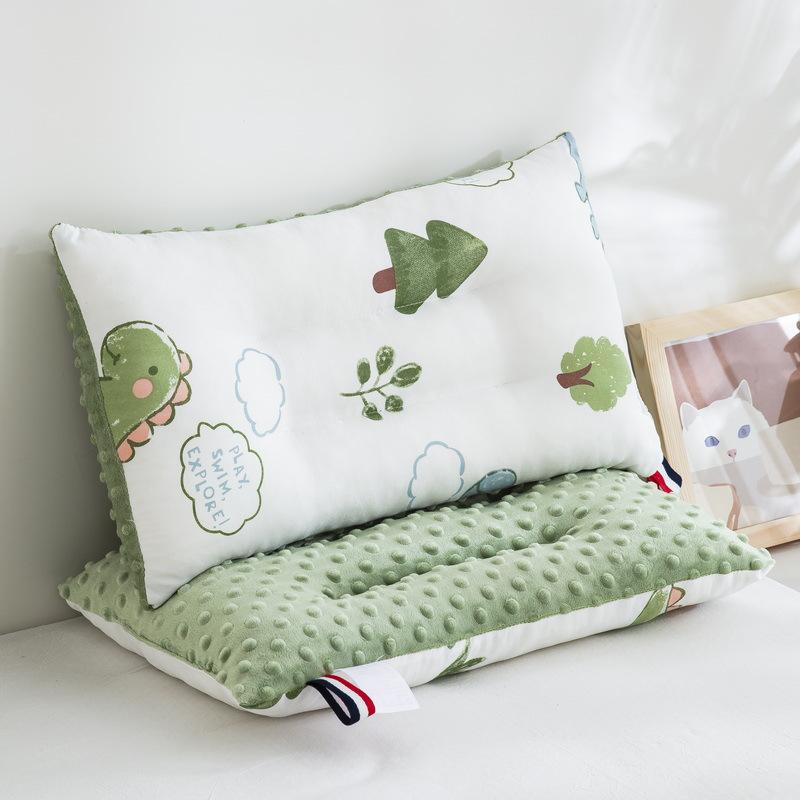 Product Introduction of Children's Bubble Sleep Head Support Cotton Pillow Velvet Fabric 0-6 Year Old Head Fixator 9