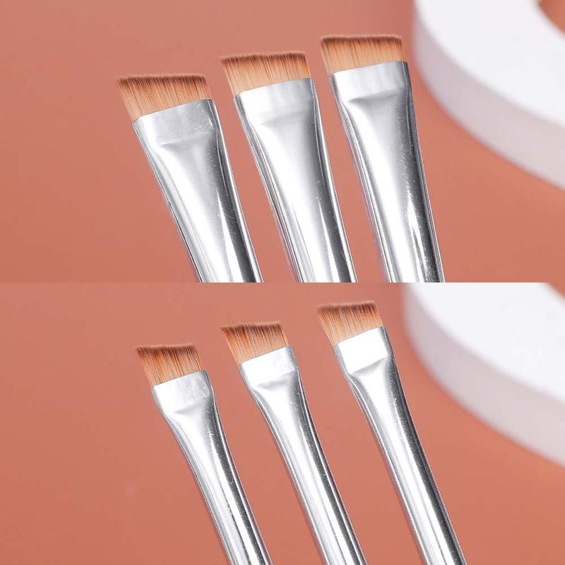 Product Introduction of 2 in 1 Black Eye Eyebrow Detail Makeup Brush Compact Portable Dual Head Eyebrow Brush Eyeliner Brush Makeup Tools 20