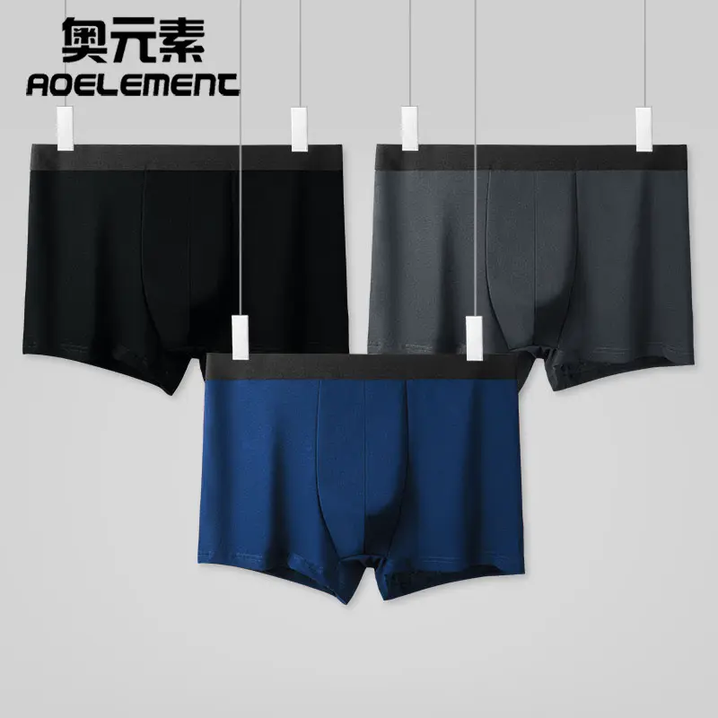 Đồ Lót Cotton Nguyên Chất Cho Nam, Quần Đùi Boxer Thể Thao, Tất Cả Cotton, Cỡ Lớn, Quần Đùi Bốn Góc, Thoáng Khí, Quần Lót Nam, Phong Cách Hợp Xu hướng
