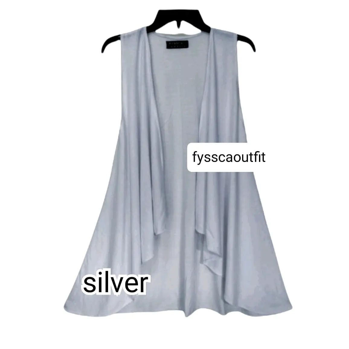 fyssca - arsyilA outer / outer tanpa lengan Korean style