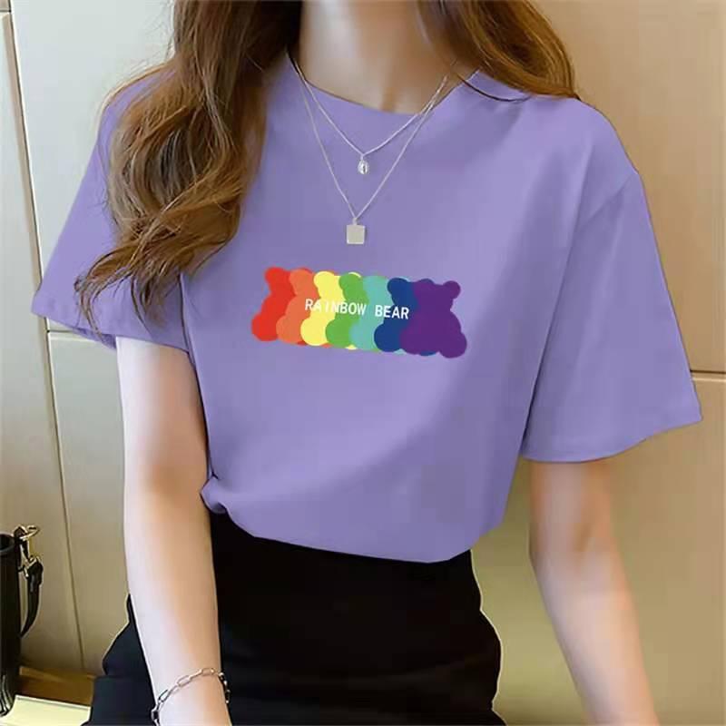 Product Introduction of Áo Thun Mùa Hè, Màu Vàng, ngắn Tay, Chất Liệu Lụa Sữa, Dáng Rộng Vừa Vặn, Dài Trung Bình Áo Tay Lửng Áo, Dành Cho Nữ, Hàng Mới Về, Áo Lớp Nền 10