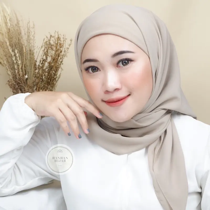 Hanhan Hijab - Segiempat Inner 2 Layer Ceruty Babydoll Premium (Segi Empat Ciput Inara) 1