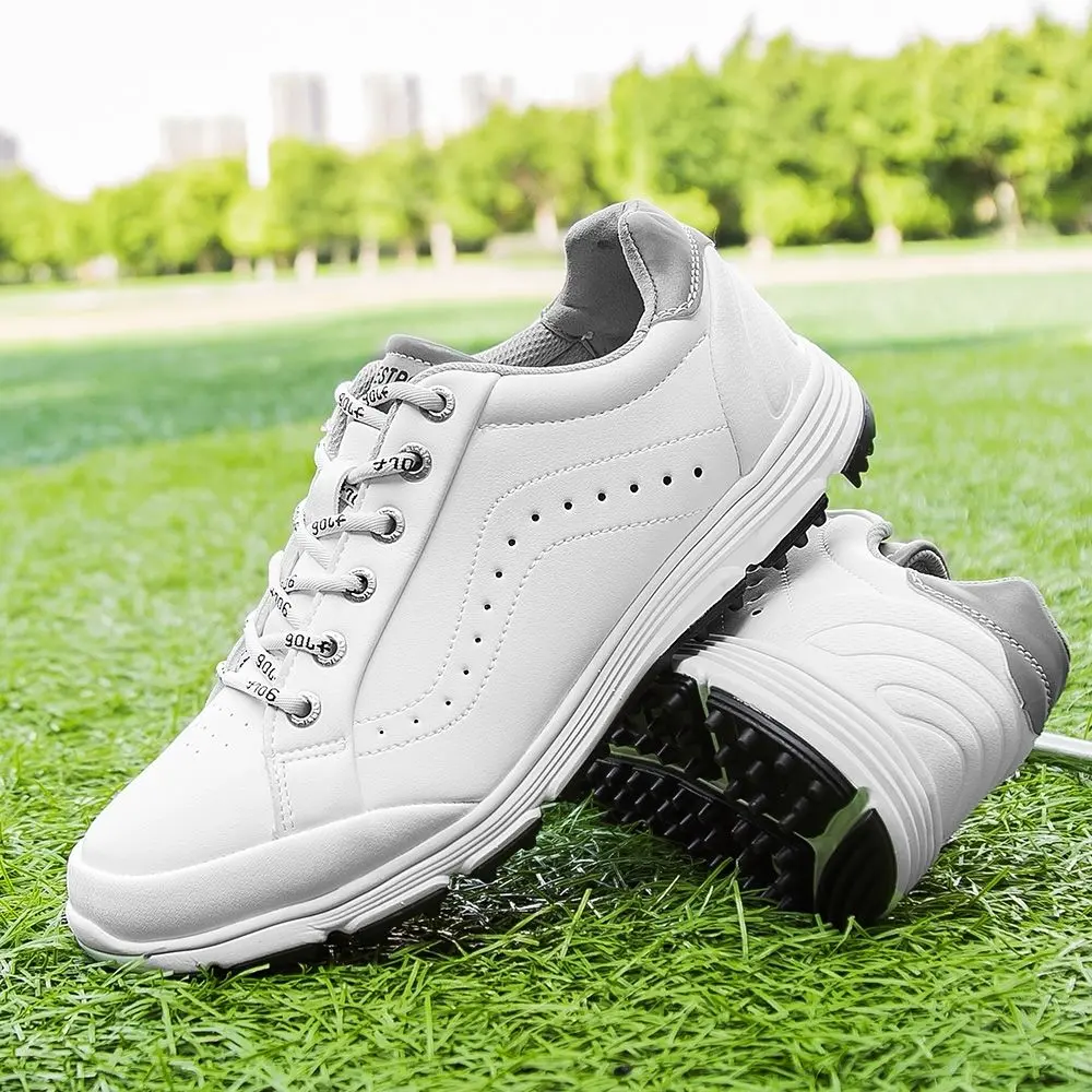 Foreign Trade Men's Golf Shoes Professional Non-slip Wear-resistant Sports Shoes Large Size Casual Fixed Spike Low-top Breathable XZ25038