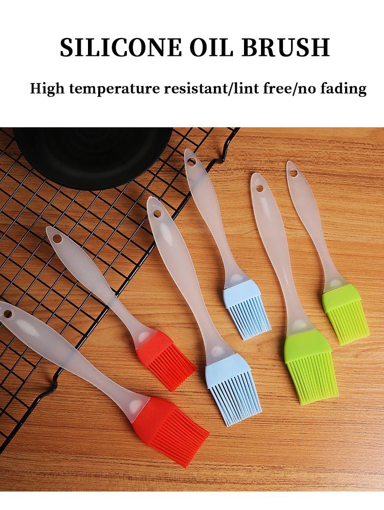 Product Introduction of Silicone Oil Brush, Small Split Barbecue Seasoning Brush, Heat-resistant Baking Brush, Cake Oil Brush, Cooking Accessories, Kitchen Supplies 1
