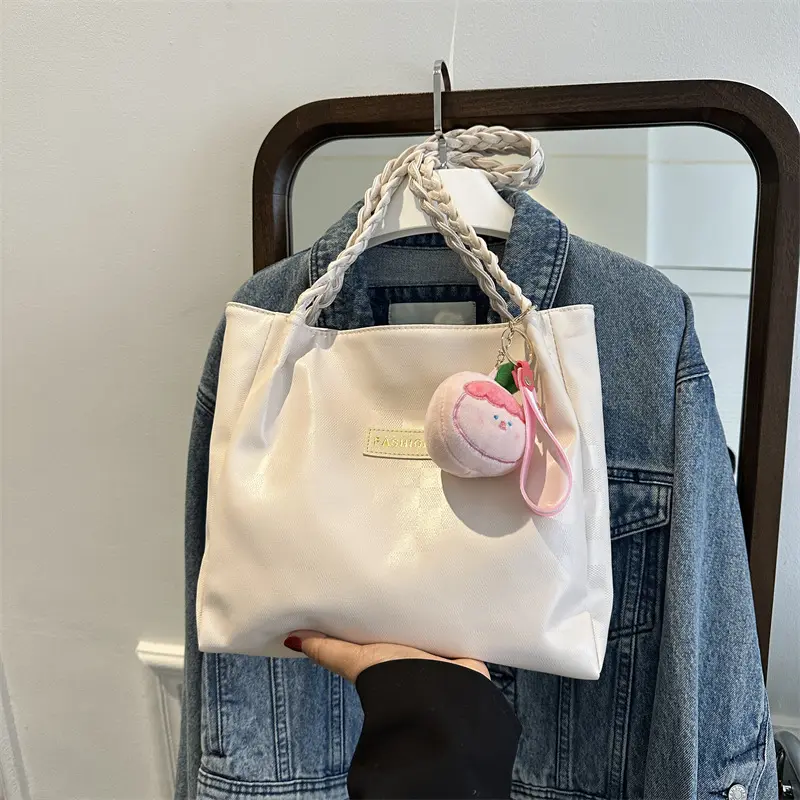 Túi Xách Da Mềm Thời Trang, Túi Đi Lại, Túi Đeo Vai Sức Chứa Lớn Mới, Túi Tote Nữ Bag 3