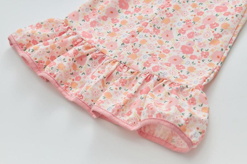 Product Introduction of Baby Girl Pink Floral Cheongsam Dress 0820X 23