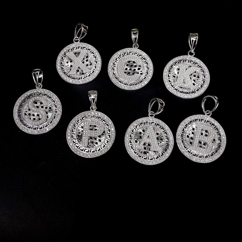 Mặt lẻ chữ tròn lót lòng bạc ta - sản phẩm chất lượng cao dây chuyền