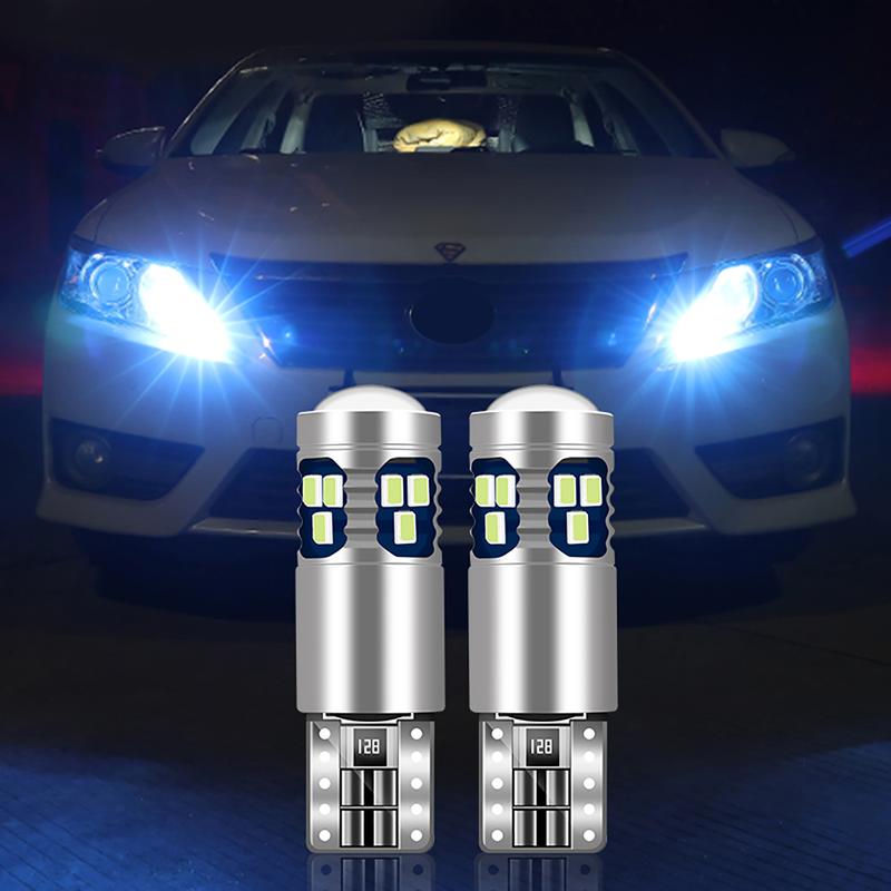 2PCS T10 W5W LED Bulbs For Toyota 86 CHR RAV4 Corolla Camry Yaris Cross Hilux Raize Sienna Hiace BZ4X Fortuner Mirai Agya Aqua 4Runner Venza Noah 2002 - 2019 2020 2021 2022 2023 2024 Car Clearance Lights Position Parking Lamps 2