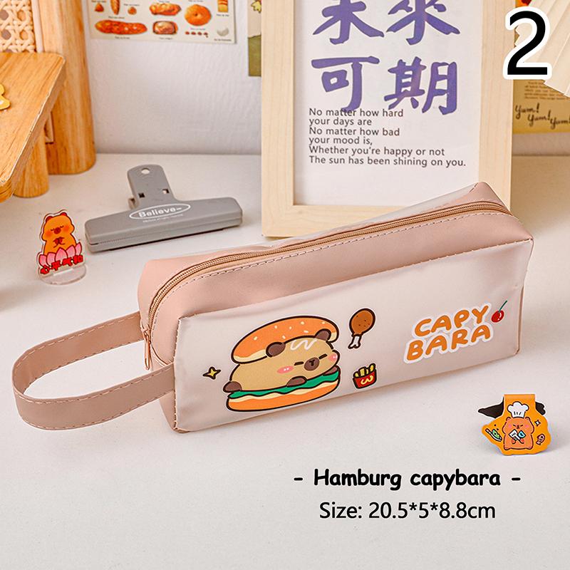 Product Introduction of Cartoon Translucent Ins Capybara Pencil Case For Storing Learning Stationery School Gifts Studenten Kids High-capacity ﻿ 25