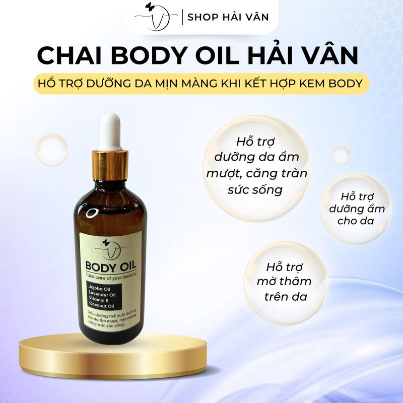 Body Oil Dưỡng Ẩm Hỗ Trợ Phục Hồi Da Mỏng Yếu Cấp Nước Dưỡng Da Body Skincare Chăm Sóc Da Nữ Lotion