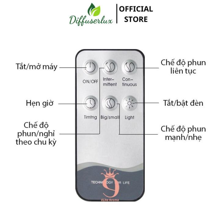 Điều khiển máy xông tinh dầu các loại - Diffuserlux