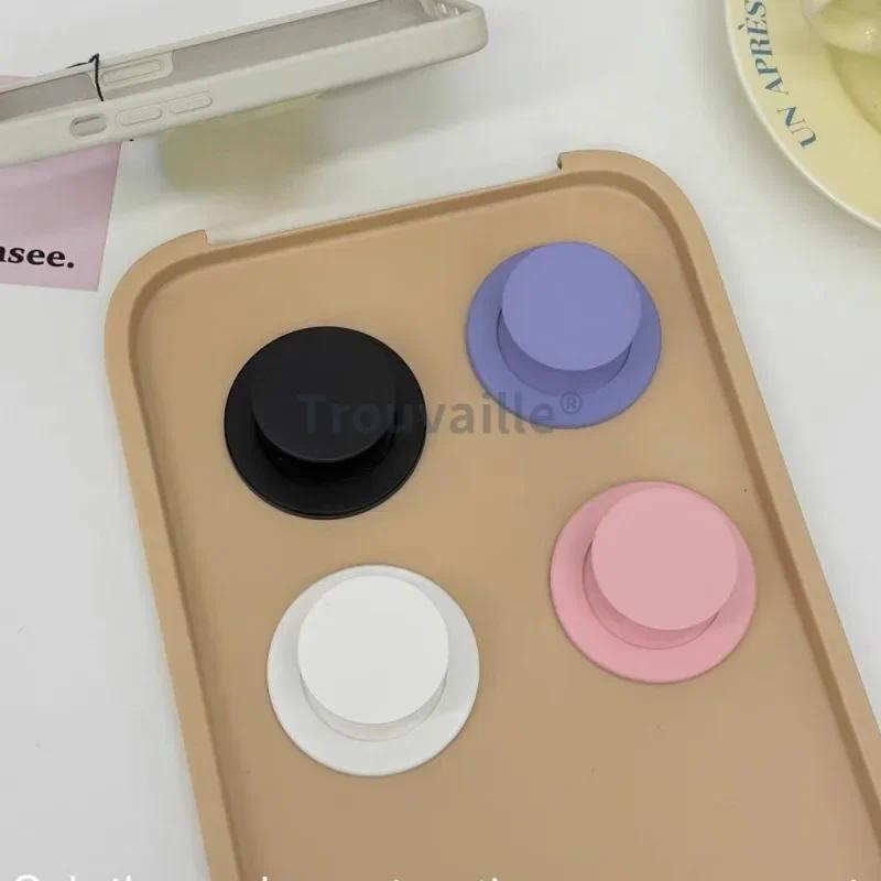 Trouvaille Solid Candy Color Magsafe Phone Grip Tok Griptoks Cellphone Bracket Mobile Stand Holder Cute for Girls Finger Ring 2
