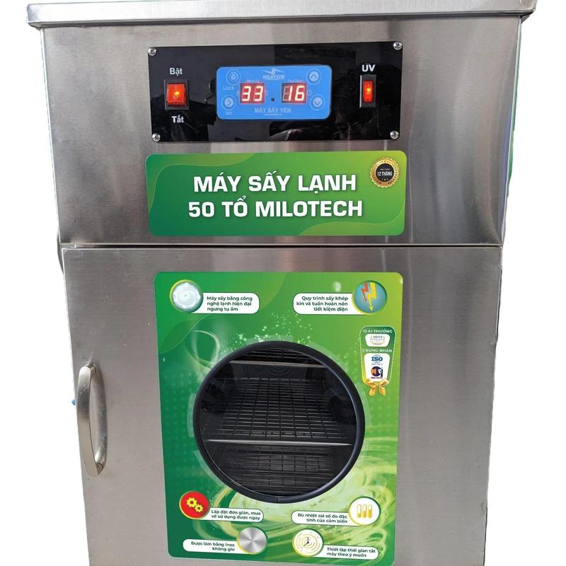 Máy sấy yến lạnh 50 tổ MILOTECH Sấy tổ yến trắng đẹp Chưng Yến Máy Làm Sữa