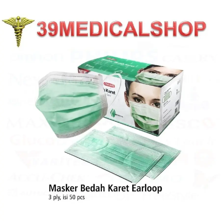 MASKER MEDIS ONEMED MODEL HIJAB CANTOL - Shop | Tokopedia