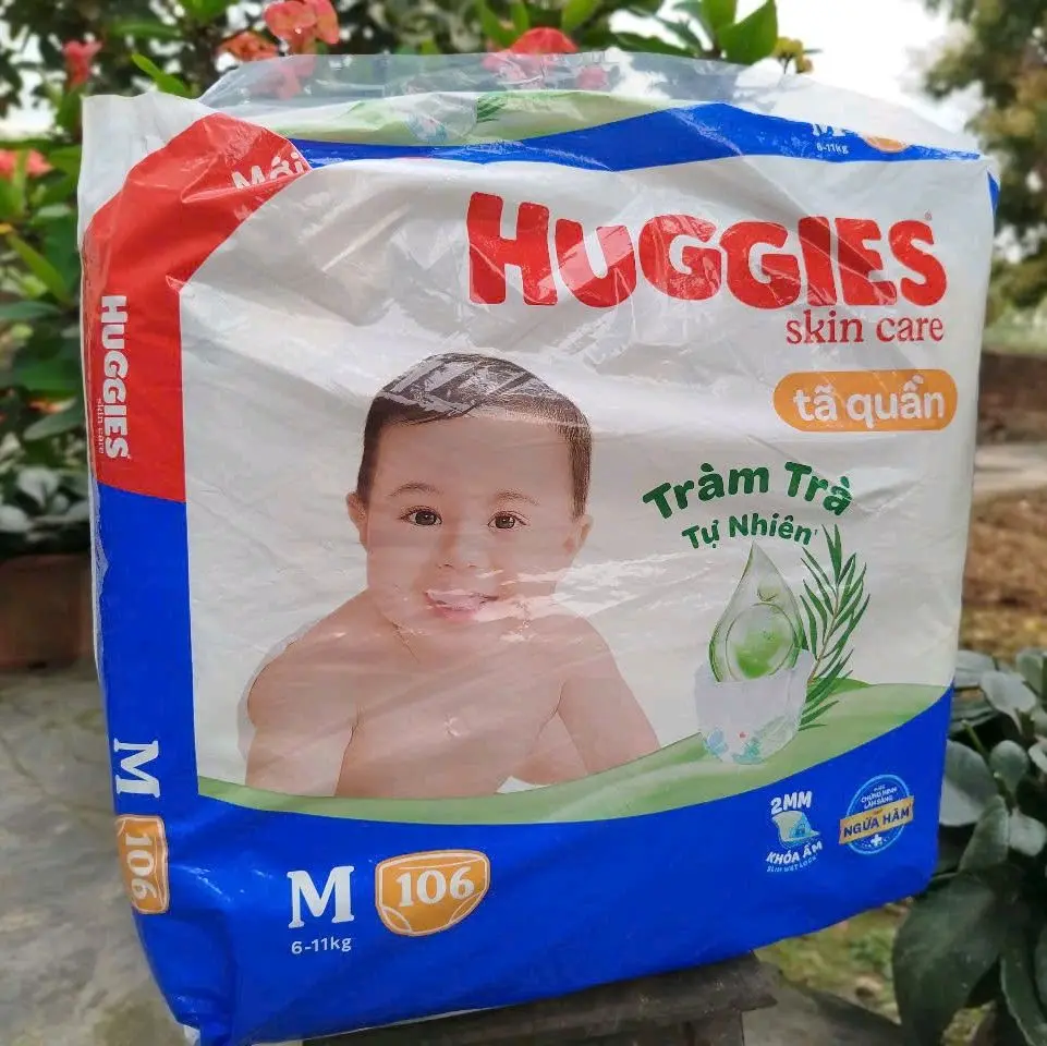 Tã quần Huggies skin care tràm trà full size từ 6 đến 20kg