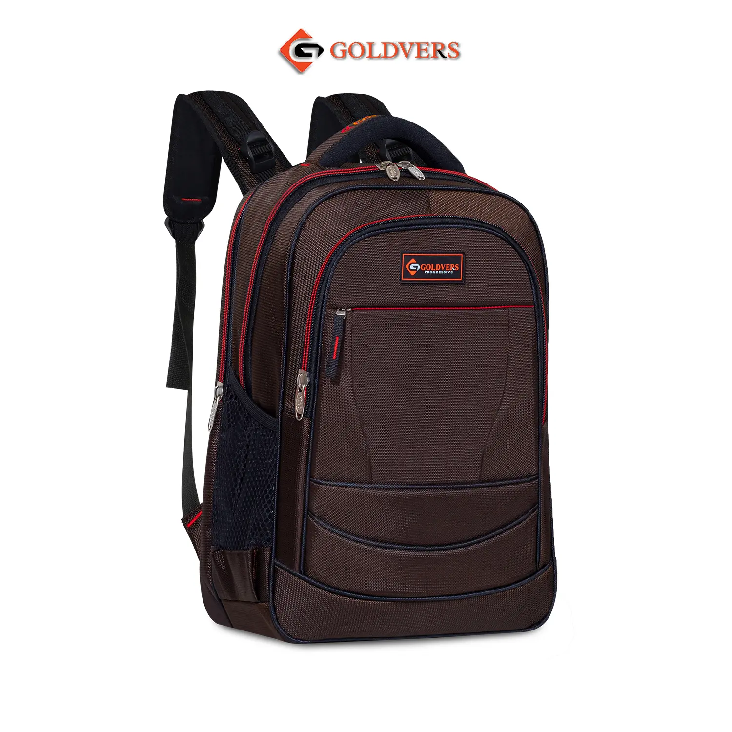 GOLDVERS Tas Sekolah Pria Tas Ransel Pria Backpack Cowok Dewasa hitam