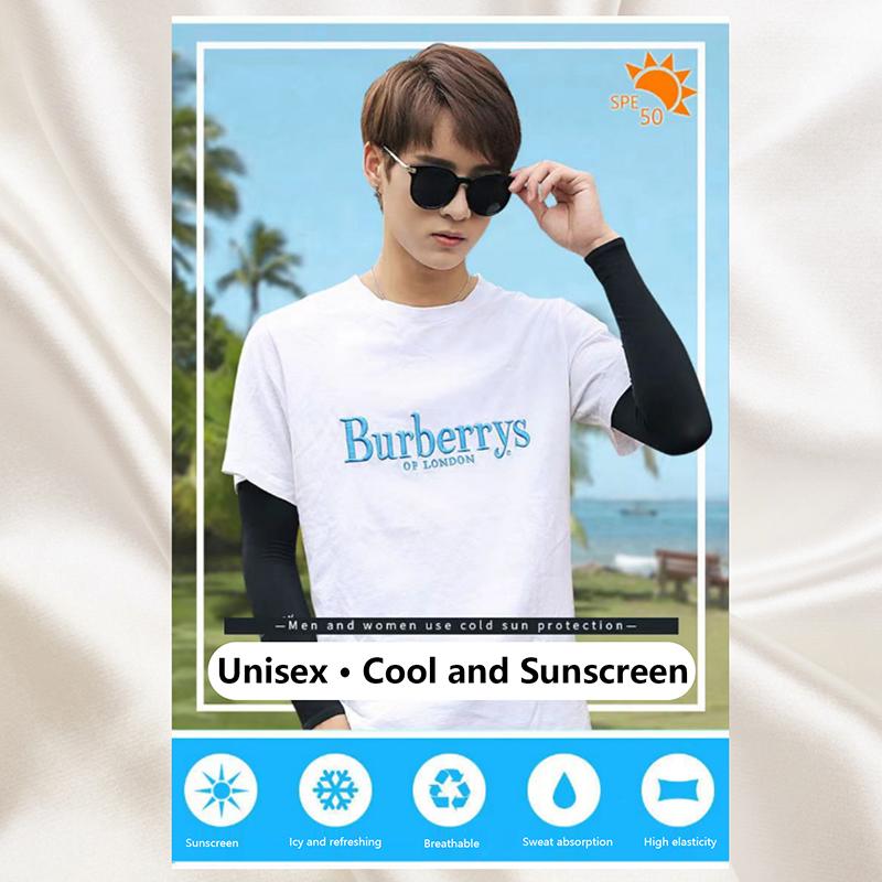 Product Introduction of Cool Arm Sleeve Cover for Men Women Sun Protection Ice Sleeve Sunscreen Arm Guard for Basketball Running Cycling Bodybuilding 30