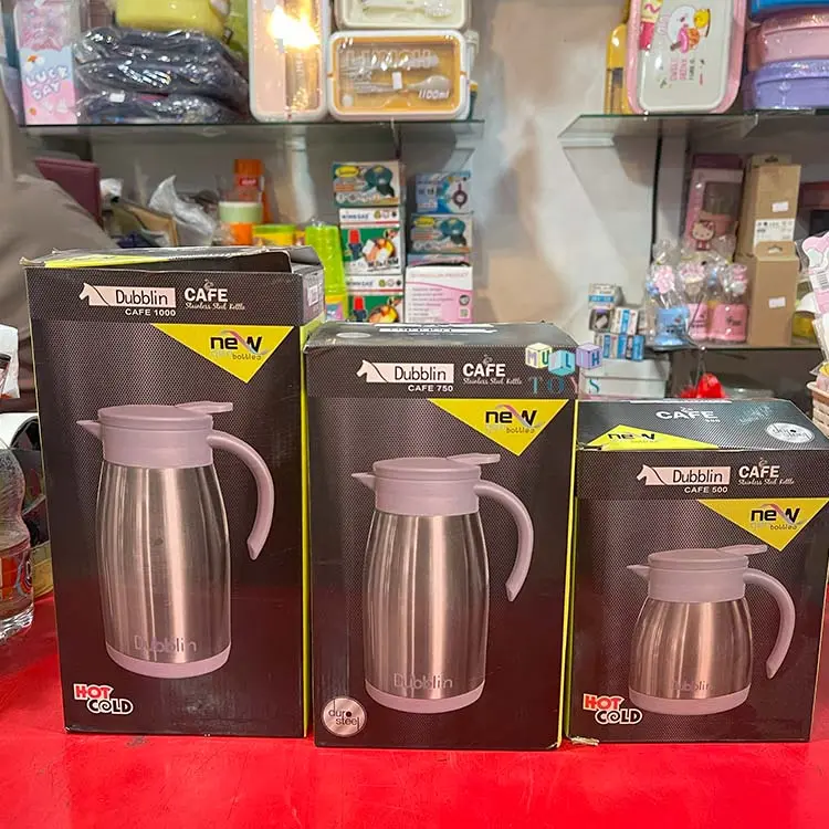 Dubblin Teko air panas dan dingin l/kettle cafe dubblin 1 liter hot n cold BPA FREE (Panas Dingin tahan 12 jam)