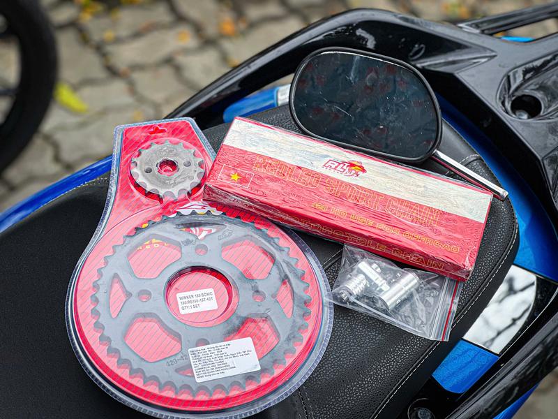  Nhông sên dĩa NSD REDLEO Sirius Jupiter  wave  dream  Ex135 150 sonic winer - xăng cơ chính hãng. 