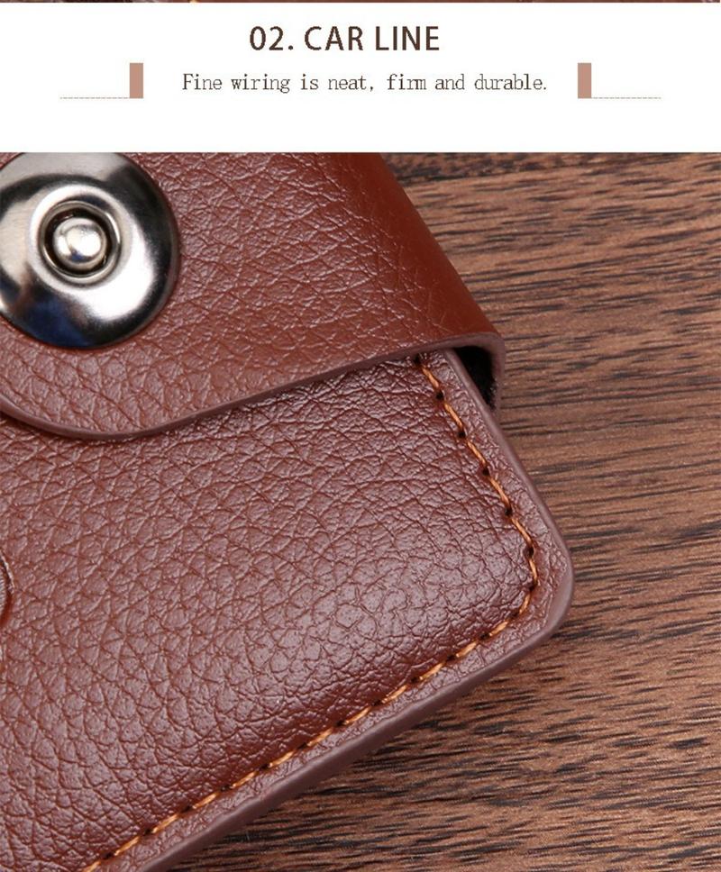 Product Introduction of New men's wallet, zipper multi-card position trendy cartoon short wallet 9