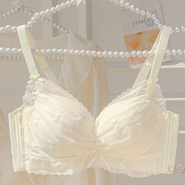 Product Introduction of Đồ Lót Hoa Lưới Dành Cho Phụ Nữ, Ngực Nhỏ Đẩy Lên Ngực Phẳng Mỏng Lớn, Phụ Kiện Đặc Biệt Không Dây, Bộ Áo Ngực Đẩy Ngực 1