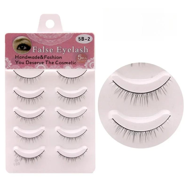 Product Introduction of 5B-2 False Eyelash Makeup Cosmetics Make-up for Women False Eyelashes Cosplay Fan Beauty Makeup Tools Manga Lashes Eyelashes 14