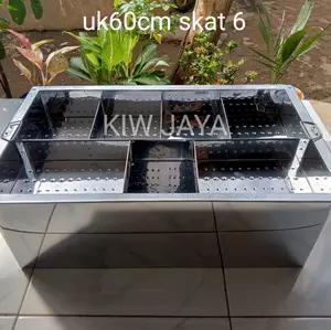 dandang bakso kotak malang dandanng perasmanan uk60cm Stainless Steel Kitchenware