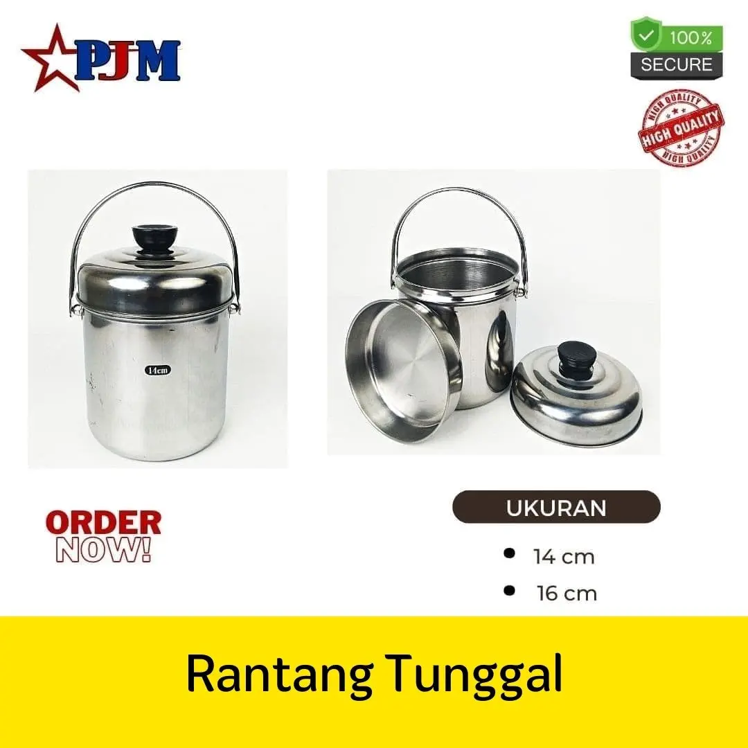 Rantang Tunggal Tebal Bahan Stainless Steel Rantang Soto