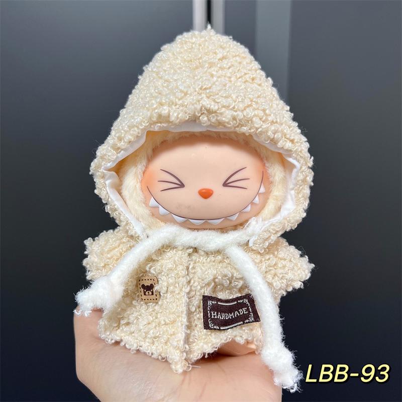 Product Introduction of Labubu Doll Clothes Vinyl Labubu 17cm Plush Toy Cute Dress-Up Casual Outfit Skirt Plush Toy Clothes 10