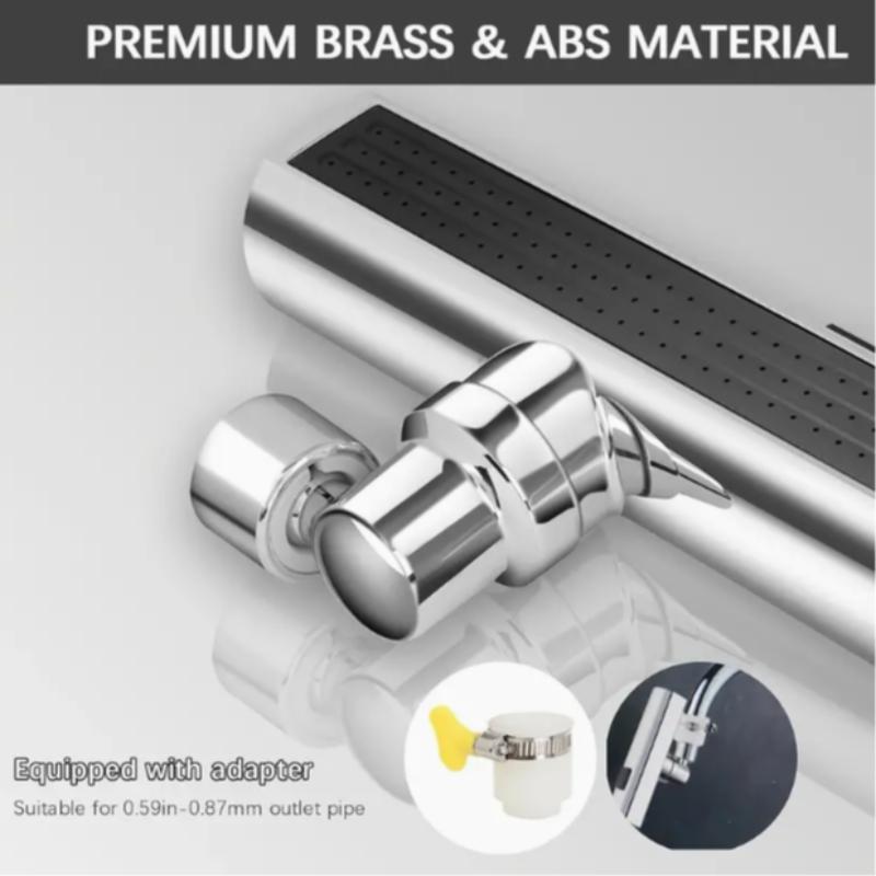 360° Rotatable Kitchen Faucet, 1 Count 3 Modes Kitchen Faucet, Modern Style Kitchen Sink Extension, Home Kitchen Accessories 6