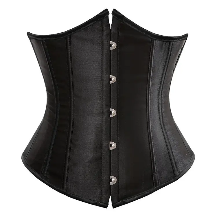 Women Gothic Underbust Corset Waist Trainer Slimming Bustiers Lingerie Shapewear Bones Basques Body Shaper