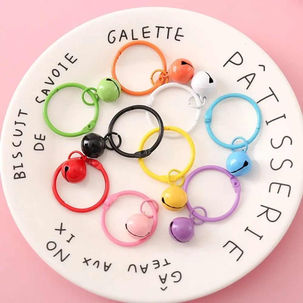 Cute Candy Colors Metal Bells Handmade Colorful Pet Bell Accessory DIY Jingle Bell for Decoration