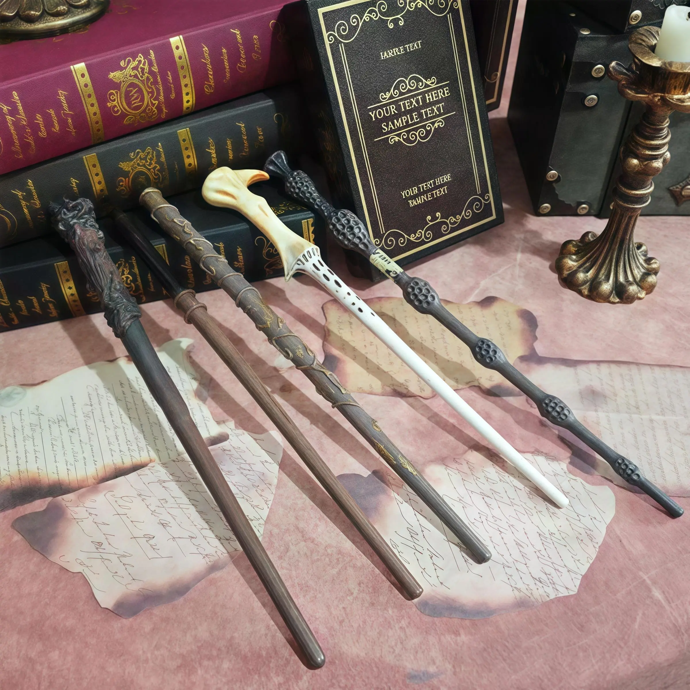 Harry Wand, Halloween Party Magic Wand, Potter Hermione Magic Wand, Anime Cosplay Wand, Party Accessories
