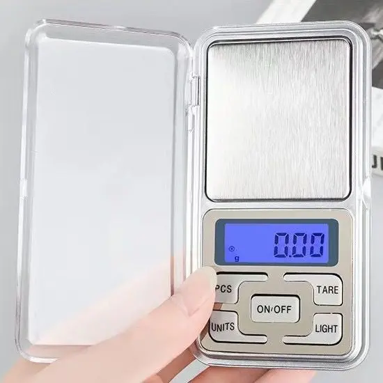 QZ-202 Timbangan Emas 200 Gram / 0.01 Gram Free Battery Mini Digital  Baterai Akurasi LED kecil Kapasitas 200gr Saku Mas Perhiasan Kopi Bumbu Pocket Scale Digital Scale Portable 200gram /
