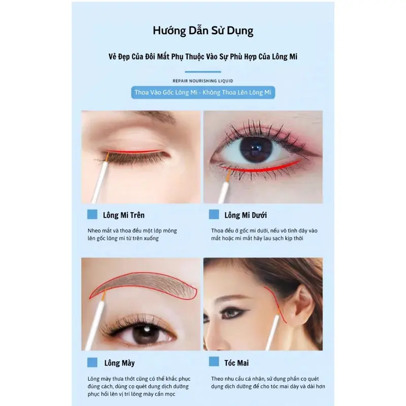 Serum Làm Dài Lông Mi, Esunya, Giúp Nuôi Dưỡng Sâu, Giúp Lông Mi Dài Và Mỏng Nữ Trang Điểm Mascara Women Cosmetic Mỹ Phẩm 8